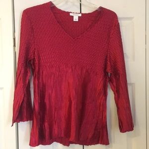 dress barn crinkle shirt